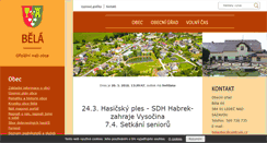 Desktop Screenshot of belaobec.cz