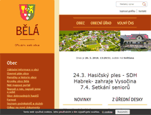 Tablet Screenshot of belaobec.cz